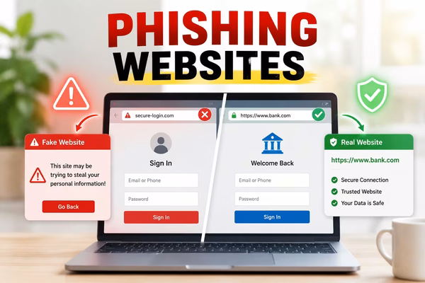 How Phishing Websites Steal Your Data and How to Stay Safe - TyagiHub